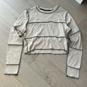 Outside Stitched Long Sleeve